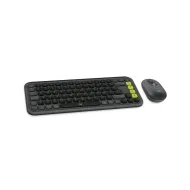 KIT LOGITECH POP ICON TECLADO/MOUSE BT GRAPHITE/GREEN (920-013052)
