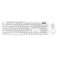 KIT DE TECLADO Y MOUSE ACTECK CREATOR PRIME MK225 INALAMBRICO USB BLANCO