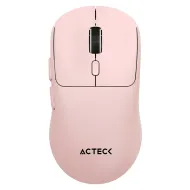 MOUSE ACTECK ERGONOMICO INALAMBRICO RECARGABLE INSTINCT CLICK MI484 ROSA (AC-945677)