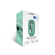 MOUSE ACTECK ULTRA DELGADO INALAMBRICO RECARGABLE AERO ONE MI455V COLOR VERDE (AC-945707)