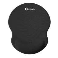 MOUSEPAD GETTTECH GGD-STD-01-BK CON REPOSAMUÑECAS, NEGRO