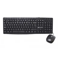 KIT DE TECLADO Y MOUSE NACEB ESTANDAR NEGRO
