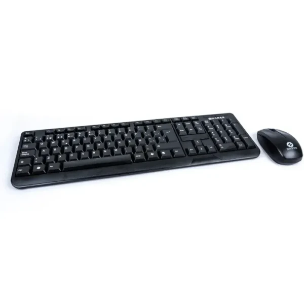 KIT DE TECLADO Y MOUSE NACEB INALAMBRICO NEGRO