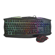 KIT GAMER DE TECLADO Y MOUSE NACEB NA617 ALAMBRICO NEGRO