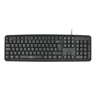 TECLADO PERFECT CHOICE PC 201038 ALAMBRICO RESISTENTE A DERRAMES TECLAS DE MEMBRANA