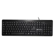 TECLADO TECHZONE TZ16TEC01 ALA ALAMBRICO NEGRO 