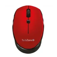MOUSE TECHZONE OPTICO TZ19MOU01 INAR INALAMBRICO 1.600DPI ROJO