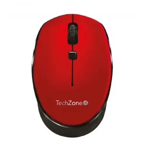 MOUSE TECHZONE OPTICO TZ19MOU01 INAR INALAMBRICO 1.600DPI ROJO