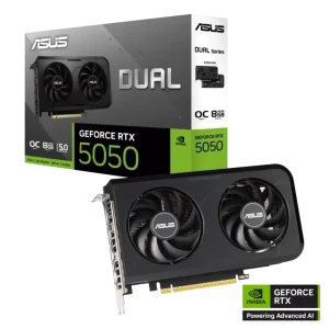 ASUS Dual GeForce RTX 5050 8GB GDDR6 OC Edition (DUAL-RTX5050-O8G)